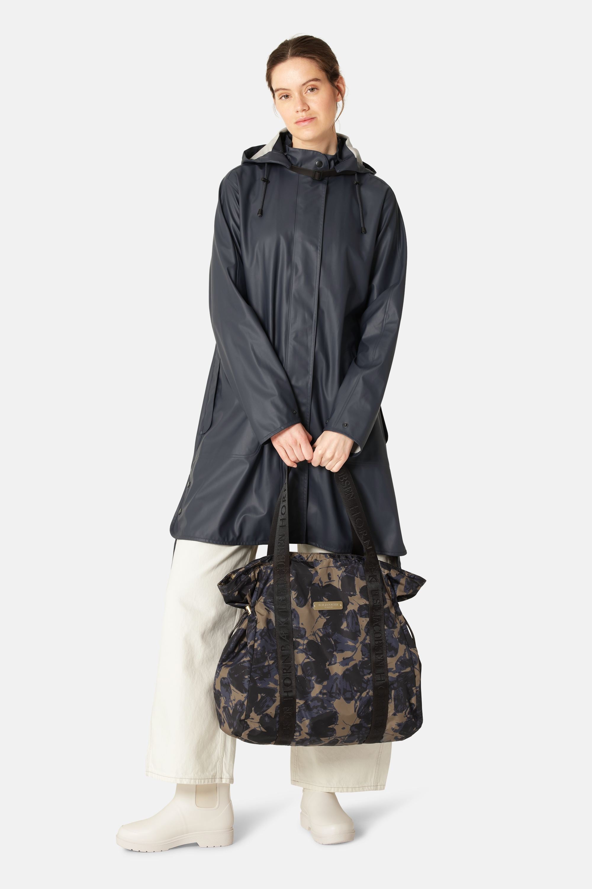 Cabas Pour Pluie Légère - Beige Butterfly
